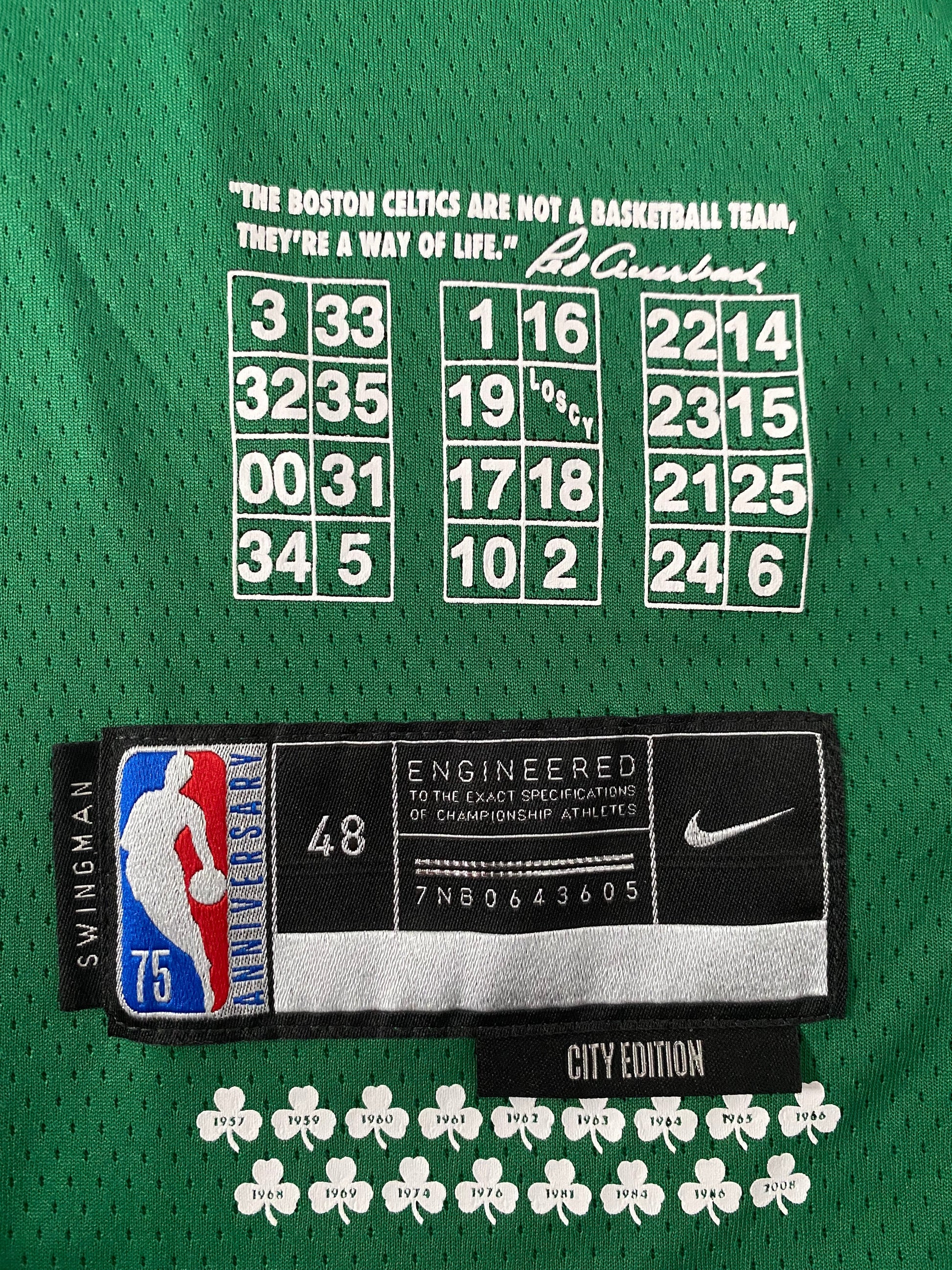 Boston Celtics Jayson Tatum Jerseys, Jayson Tatum Swingman Jersey, Celtics  City Edition Jerseys