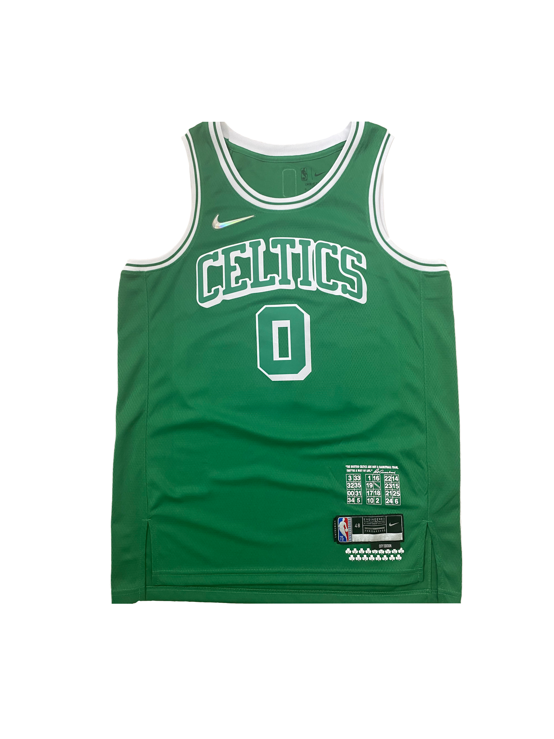 Boston Celtics Jayson Tatum 2021-22 Swingman City Edition Jersey –  Basketballers Galore